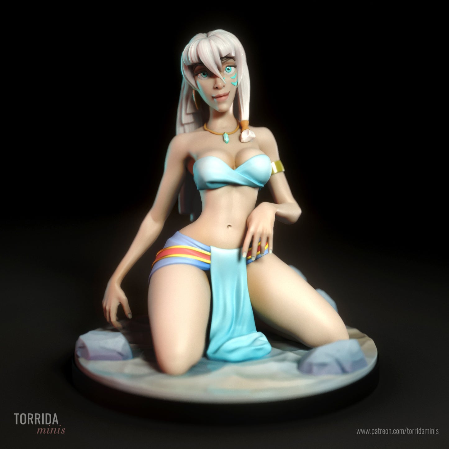 Lost Princess Adult 3D Resin Figurine Model Kit