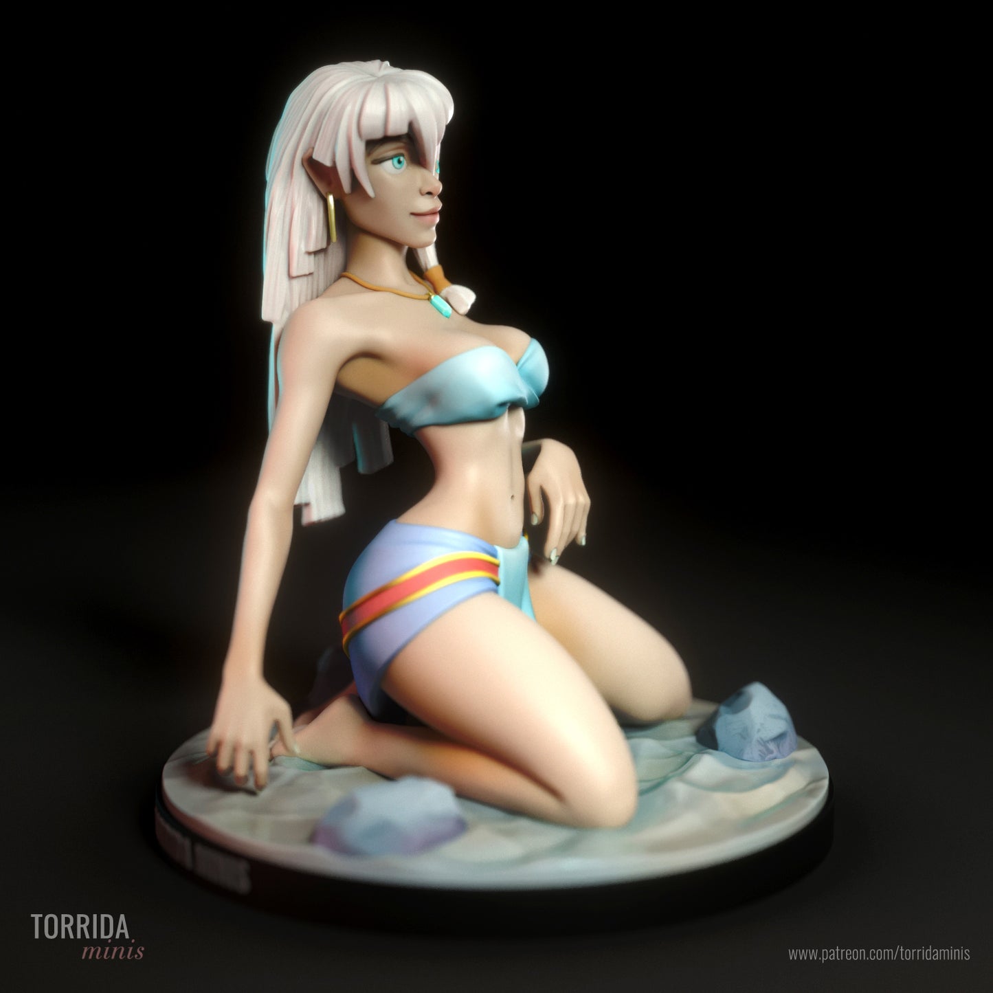 Lost Princess Adult 3D Resin Figurine Model Kit