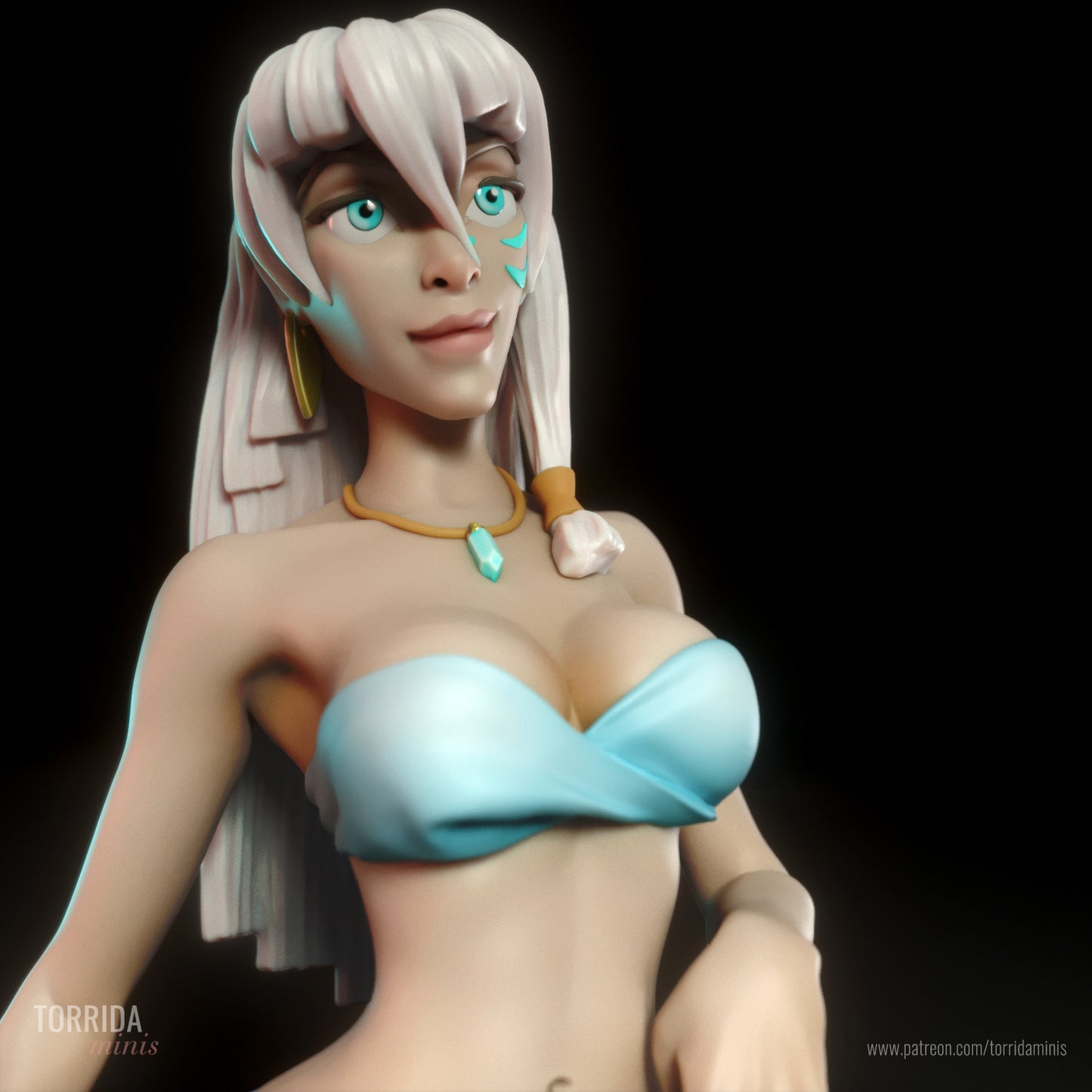 Lost Princess Adult 3D Resin Figurine Model Kit