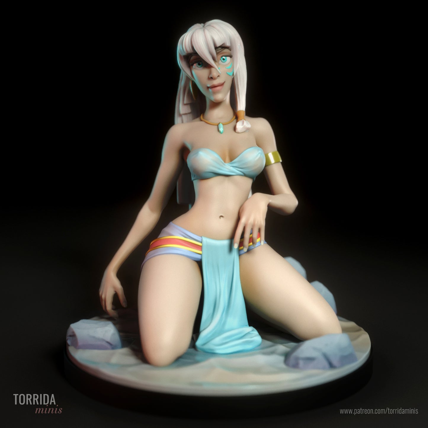 Lost Princess Adult 3D Resin Figurine Model Kit