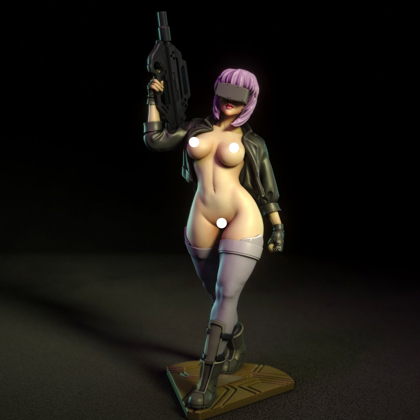 Android Cop Adult 3D Resin Figurine Model Kit