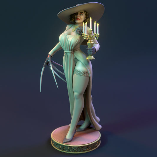 Vampire Matron 3D Resin Figurine Model Kit