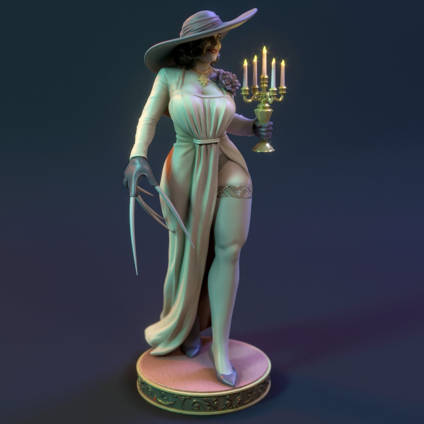 Vampire Matron 3D Resin Figurine Model Kit