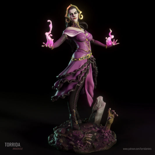 Planeswalker Adult Pinup 3D Resin Figurine Model Kit