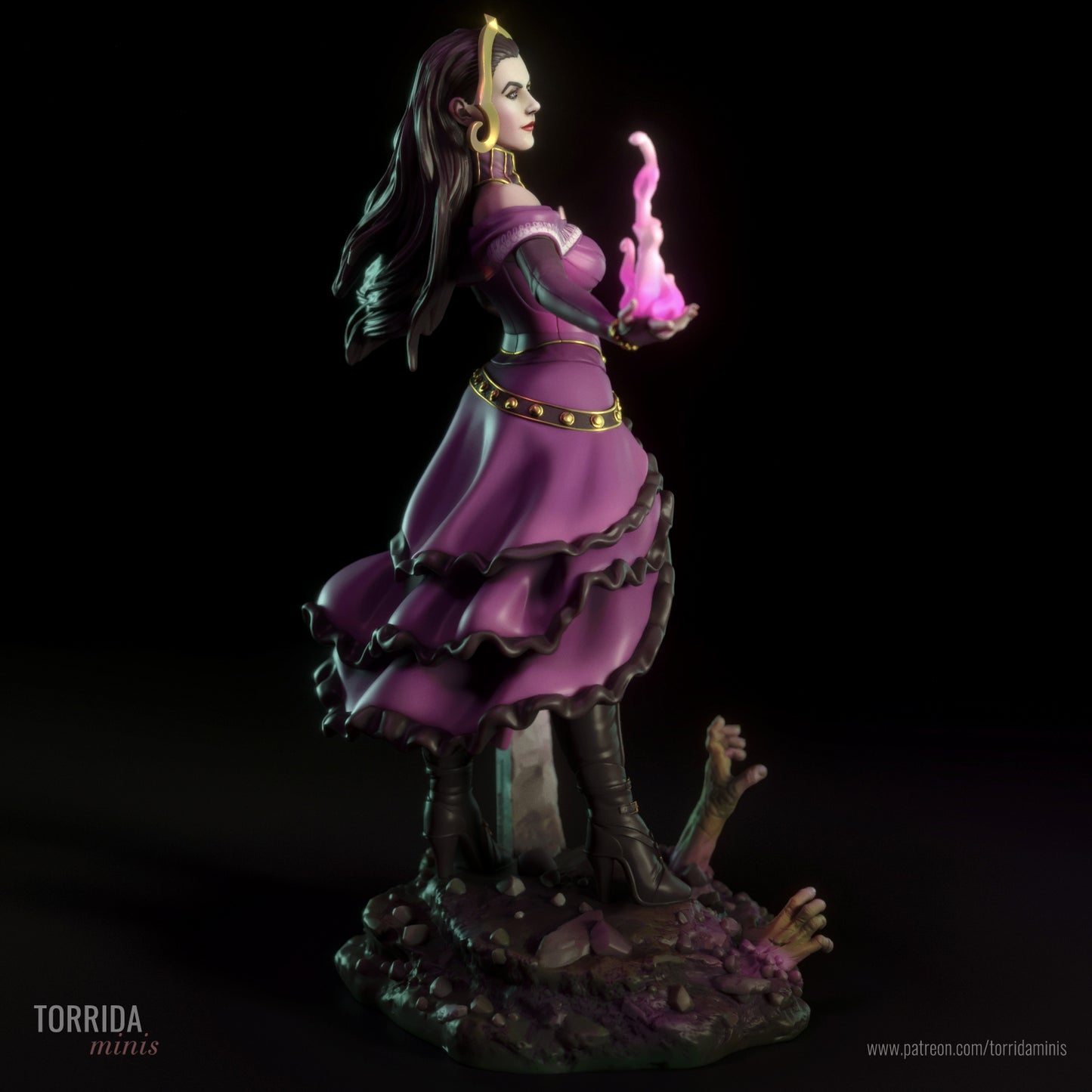 Planeswalker Adult Pinup 3D Resin Figurine Model Kit