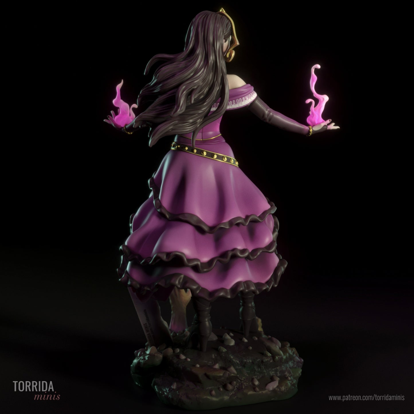 Planeswalker Adult Pinup 3D Resin Figurine Model Kit