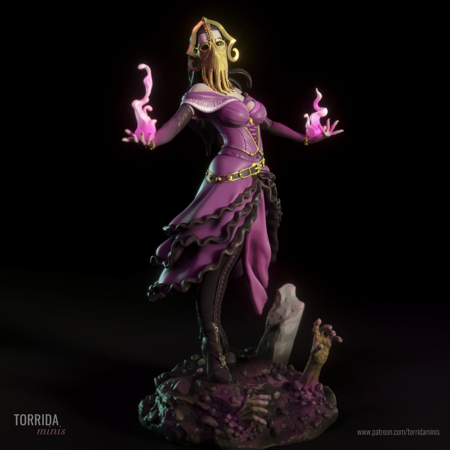 Planeswalker Adult Pinup 3D Resin Figurine Model Kit