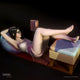 Sexy Original Character Moon 3d Resin model Kit.