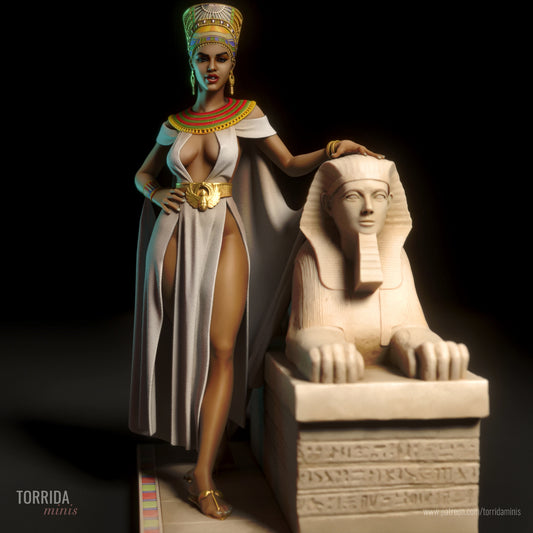 Nefertiti Queen of Egypt 3D Resin Figurine Model Kit