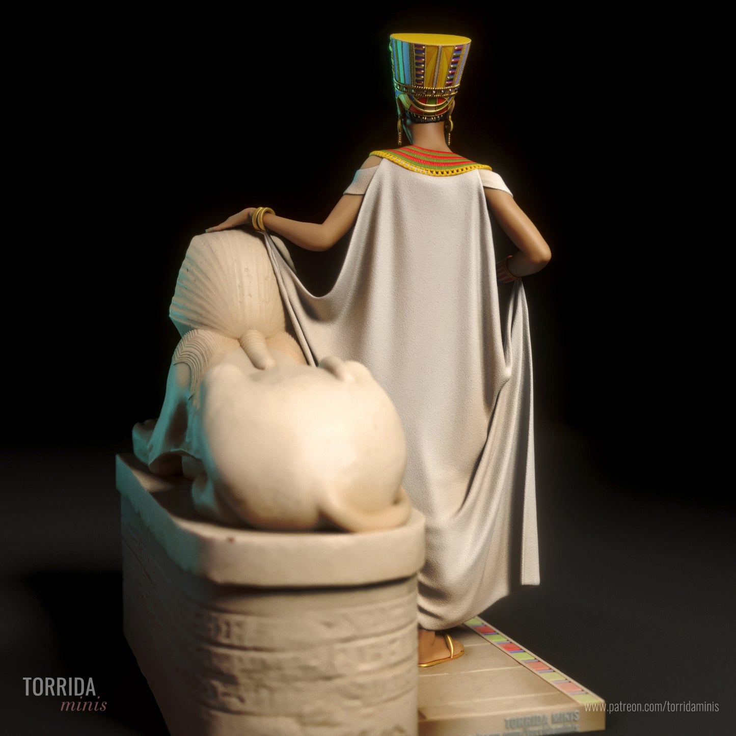 Nefertiti Queen of Egypt 3D Resin Figurine Model Kit