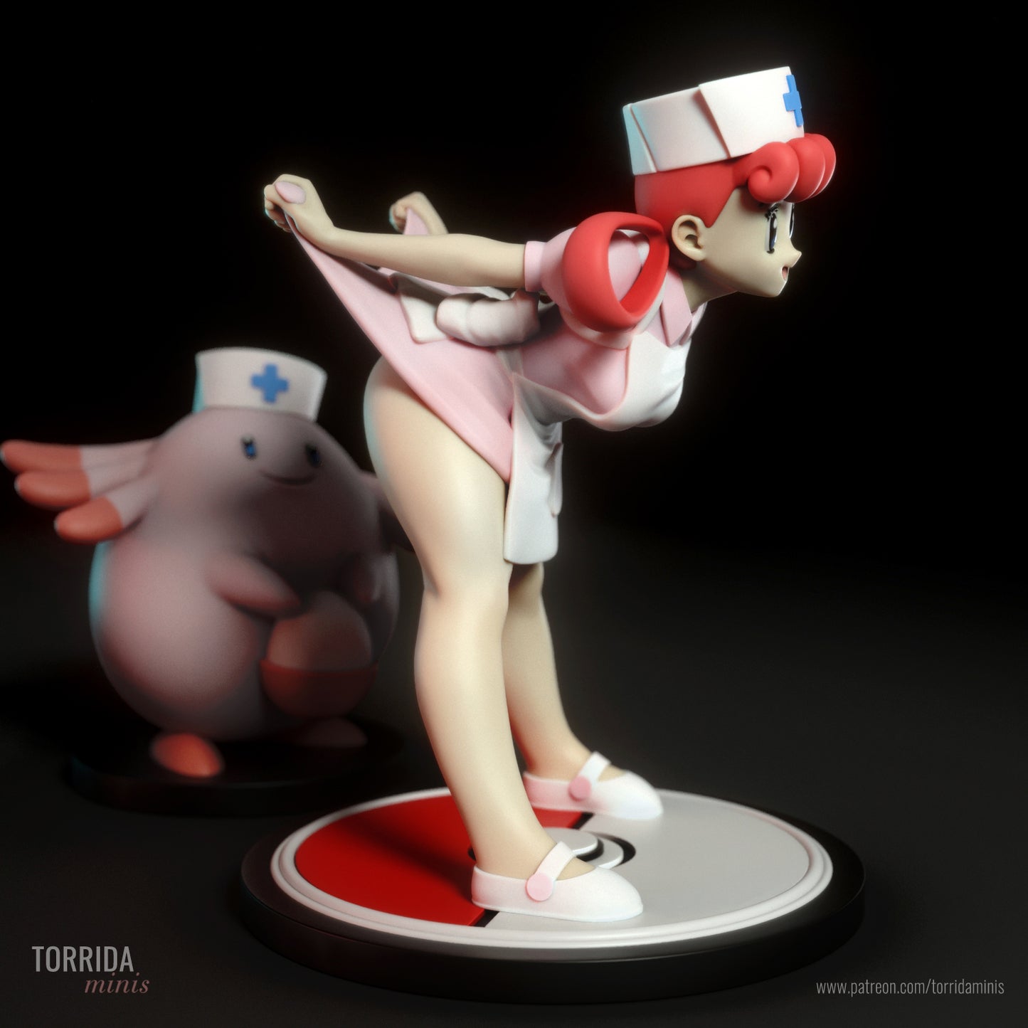 Animal Nurse Adult Pinup 3d Resin Model Kit