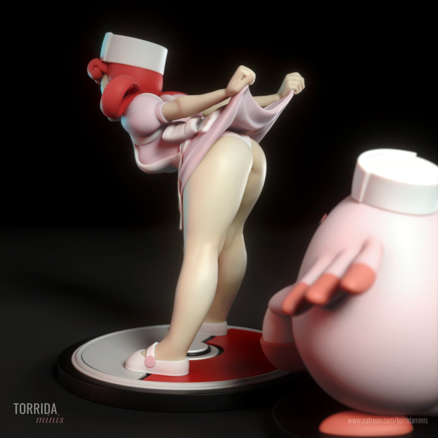 Animal Nurse Adult Pinup 3d Resin Model Kit