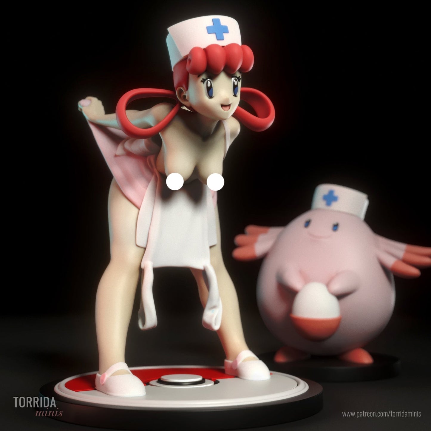 Animal Nurse Adult Pinup 3d Resin Model Kit