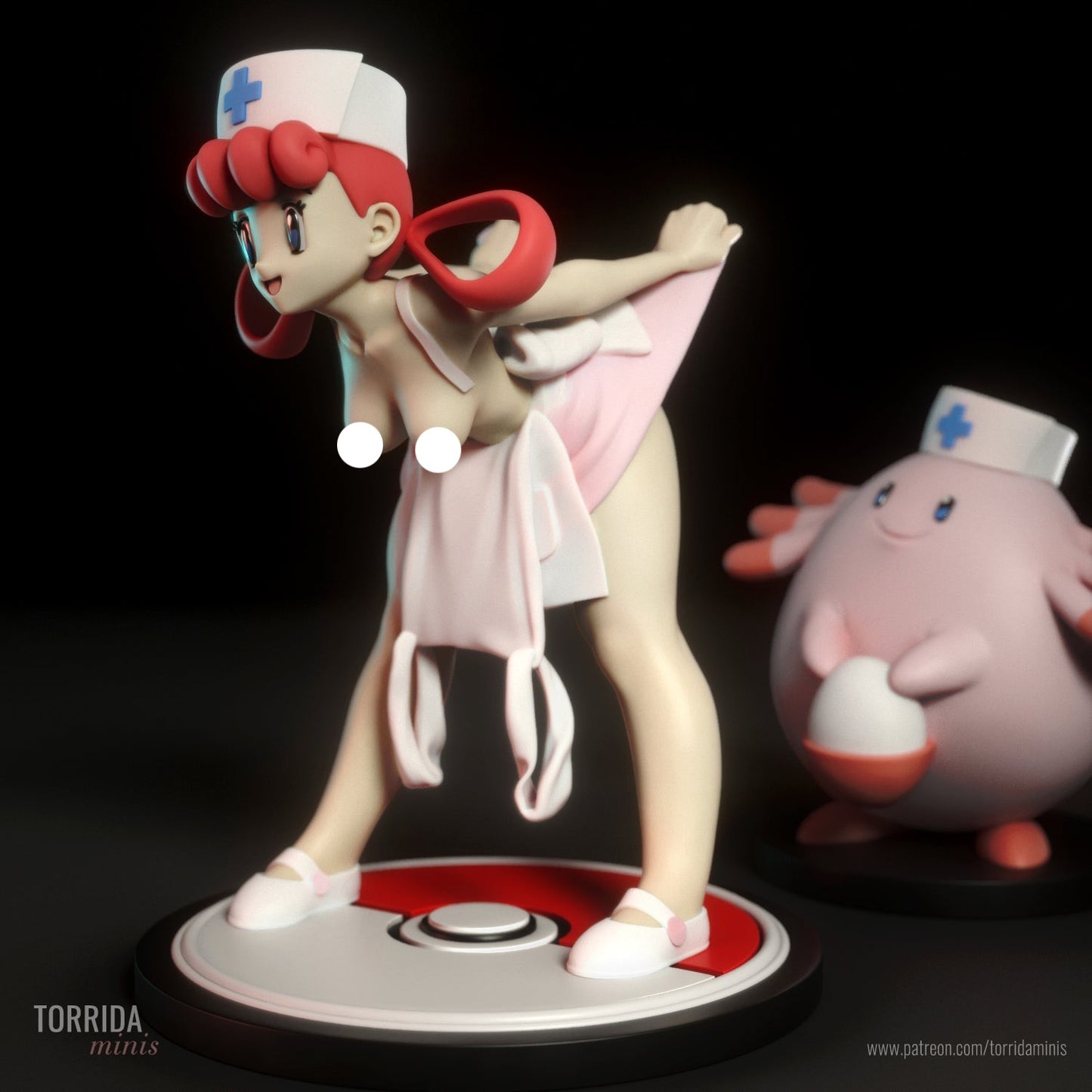 Animal Nurse Adult Pinup 3d Resin Model Kit