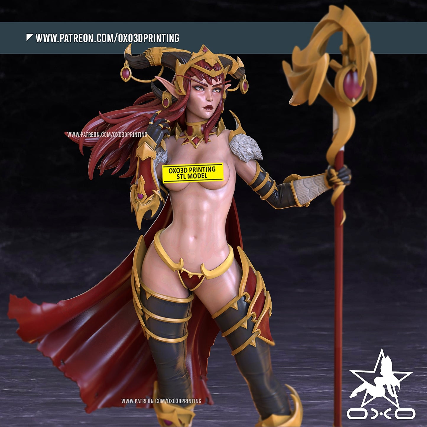 Queen of Dragons 3D Resin Figurine Model Kit
