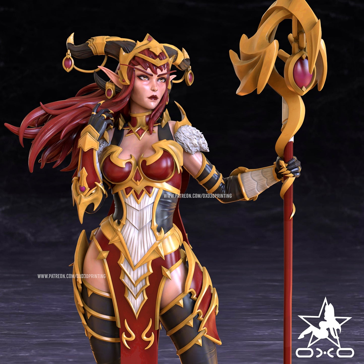 Queen of Dragons 3D Resin Figurine Model Kit