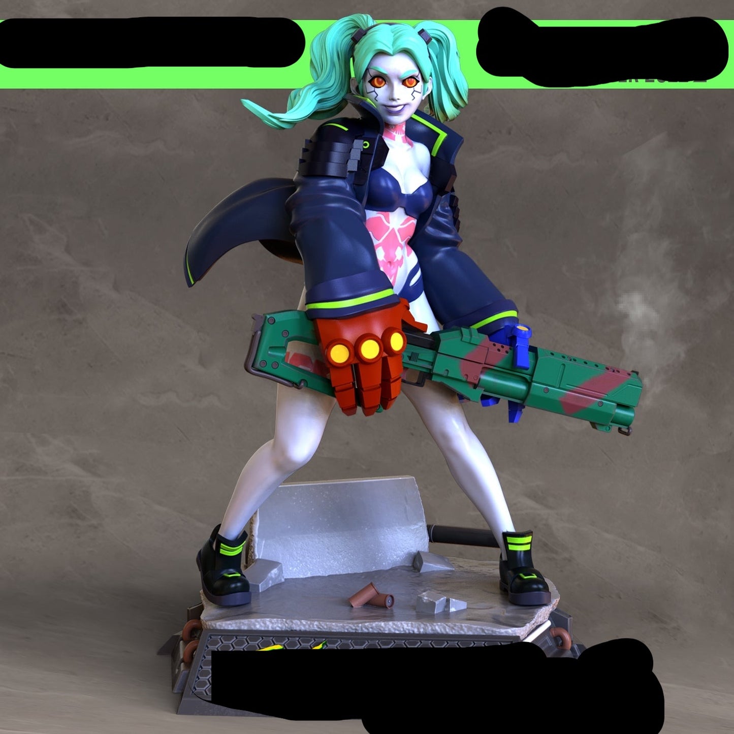 Sexy Edgerunner #2 Adult 3D Resin Figurine Model Kit