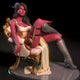 Red Succubus Adult 3D Resin Figurine Model Kit