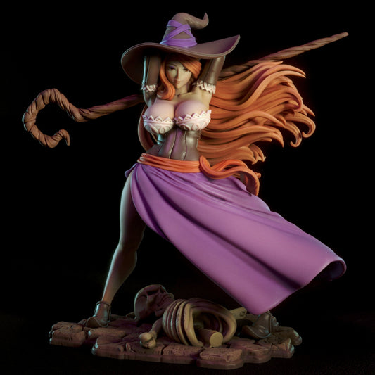 Sorceress Pinup 3D Resin Figurine Model Kit