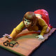 Nerdy Girl 3D Resin Figurine Model Kit