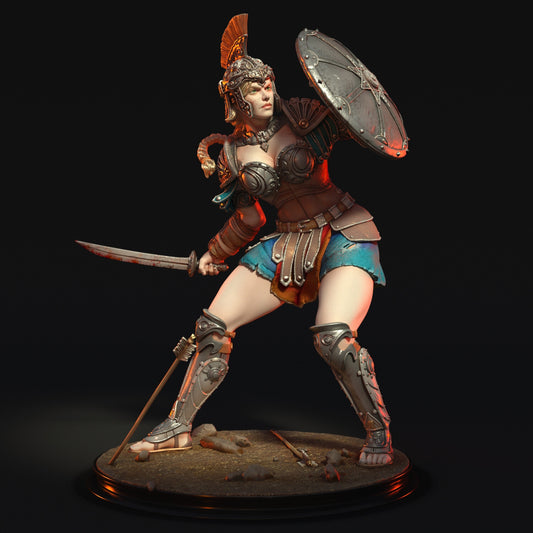 Greek Warrior 3D Resin Figurine Model Kit